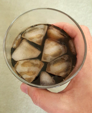 Superman Logo Silicone Ice Tray testing