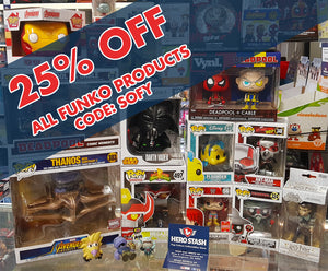 25% OFF ALL FUNKO! SOFY SALE