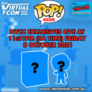 NYCC 2021 Exlusive Pop! Vinyls Launch Online at Hero Stash