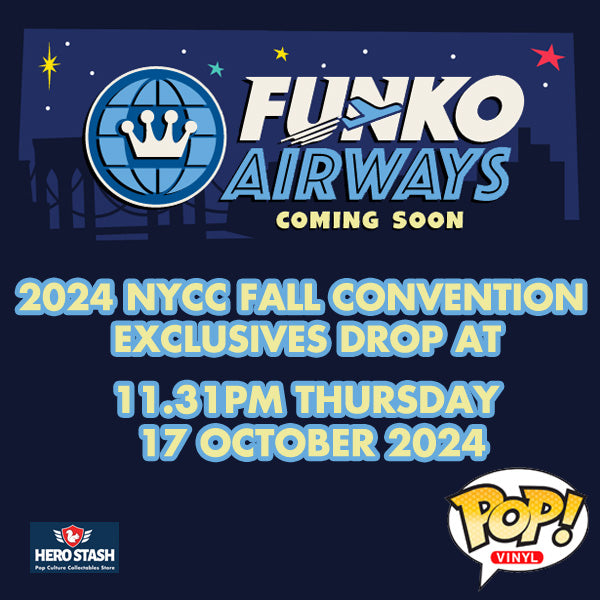 2025 NYCC Fall Convention Funko Exclusives Drop at Hero Stash