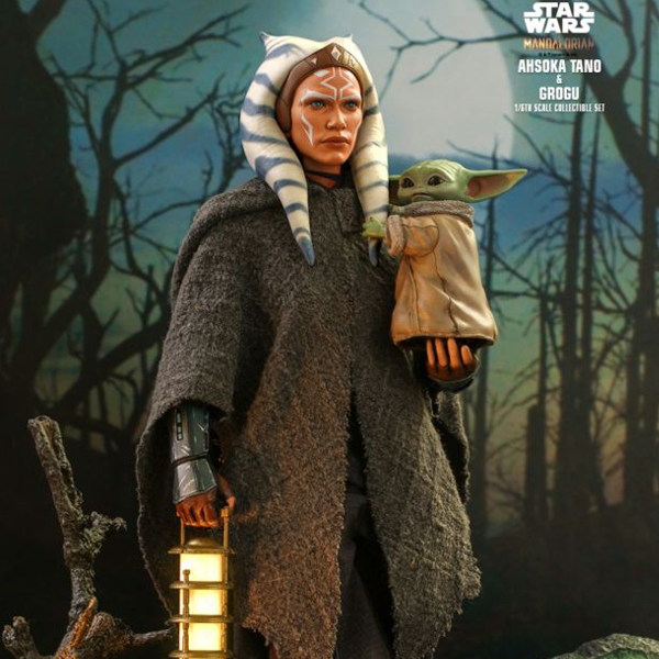 Star Wars: The Mandalorian - Ahsoka Tano and Grogu 1:6 Scale Action Figure Set