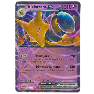 POKÉMON TCG - Alakazam EX Ultra Rare - 065/165