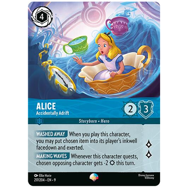 Disney Lorcana TCG - Alice Accidentally Adrift - 217/204 - Epic
