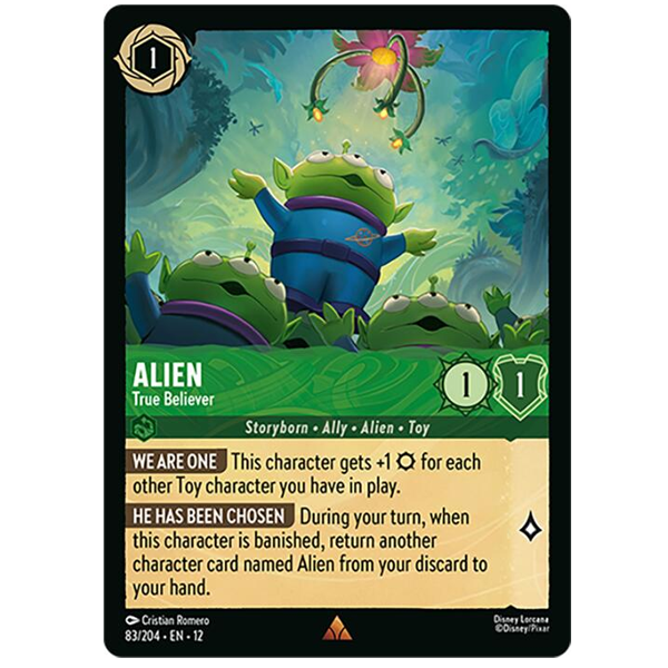 Disney Lorcana TCG - Alien True Believer - 83/204 – Hero Stash