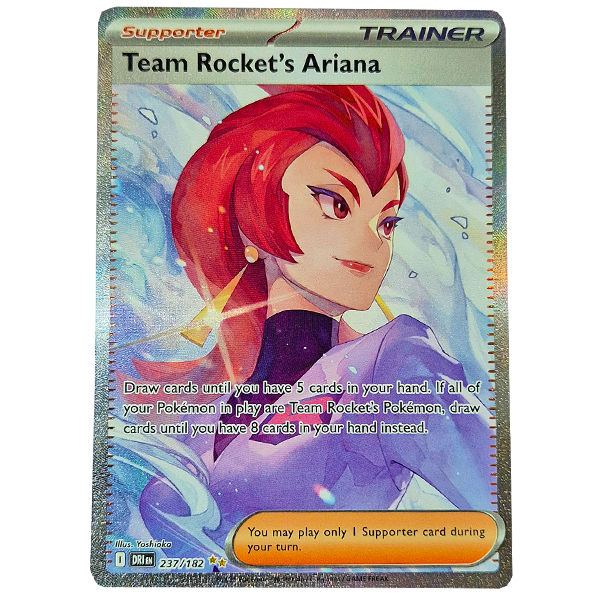 POKÉMON TCG - Team Rocket's Ariana Special Illustration Rare - 237/182
