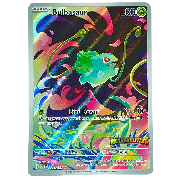 POKÉMON TCG - Bulbasaur Illustration Rare - 133/132 (Stamped)