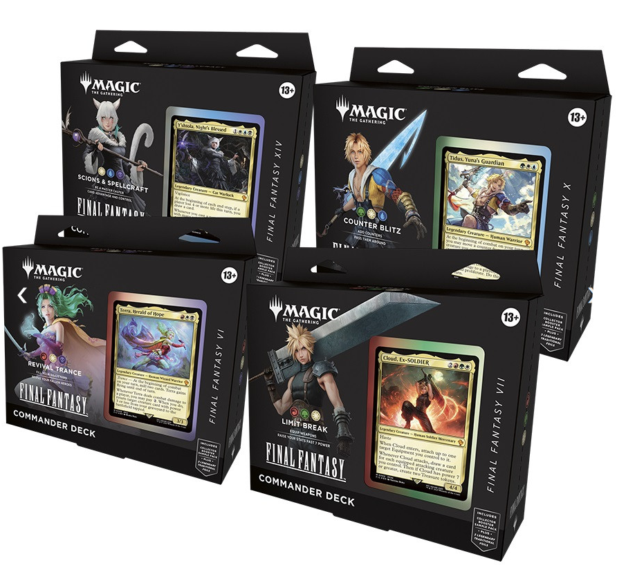 Magic the Gathering TCG - Final Fantasy - Commander Deck Assorted