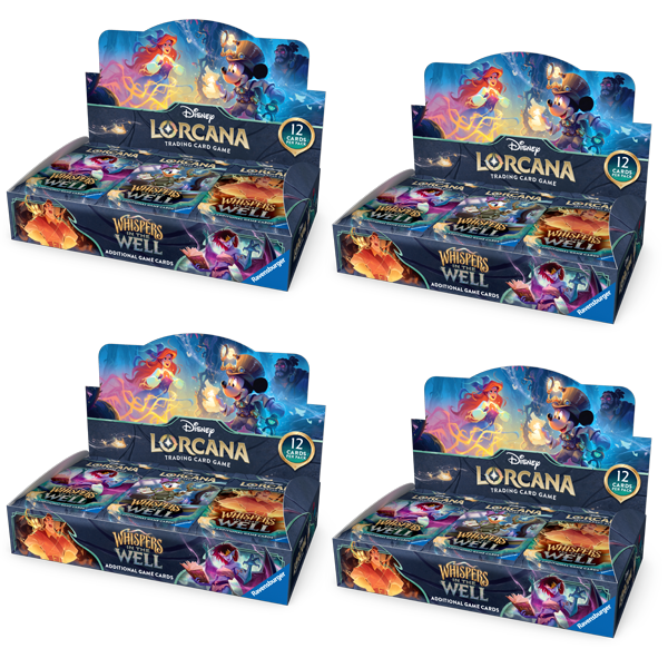 PRE-ORDER - Disney Lorcana TCG - Whispers in the Well - Sealed Case (4x Booster Box) - PRE-ORDER - Free Shipping in Australia
