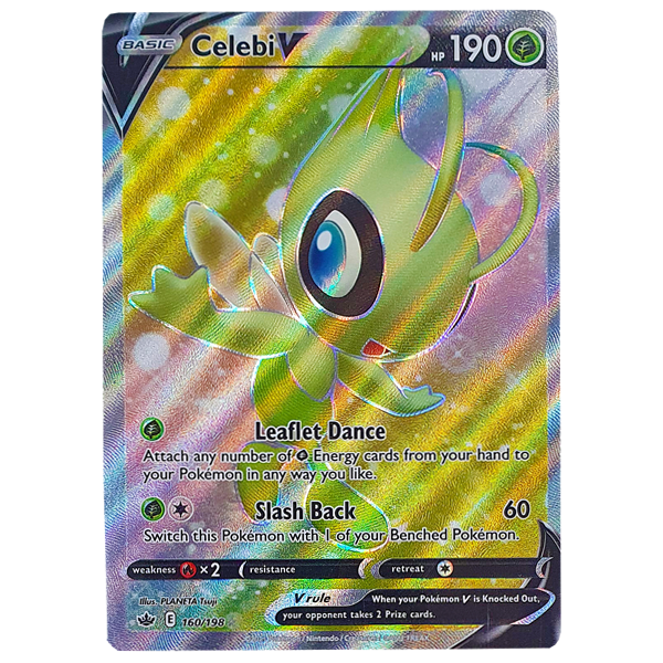 Pokemon 2024 Celebi V Full Art 160/198 NM/M+