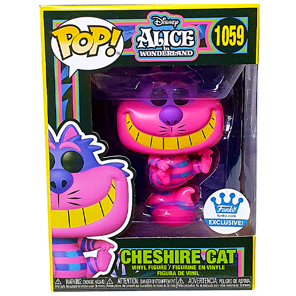 Alice in Wonderland - Cheshire Cat Blacklight Funko Shop Exclusive Pop! Vinyl Figure