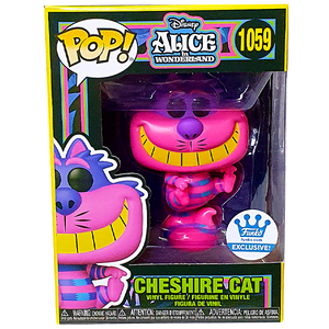Alice in Wonderland - Cheshire Cat Blacklight Funko Shop Exclusive Pop! Vinyl Figure