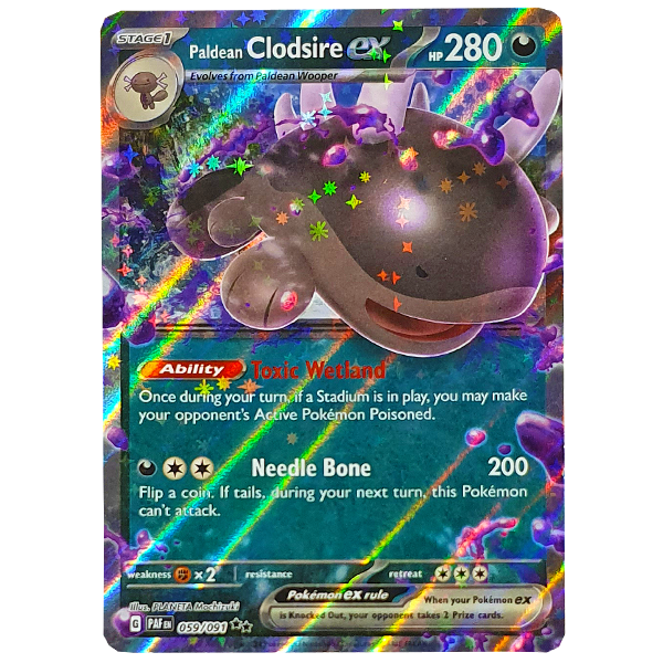 POKÉMON TCG - Paldean Clodsire EX Ultra Rare - 059/091