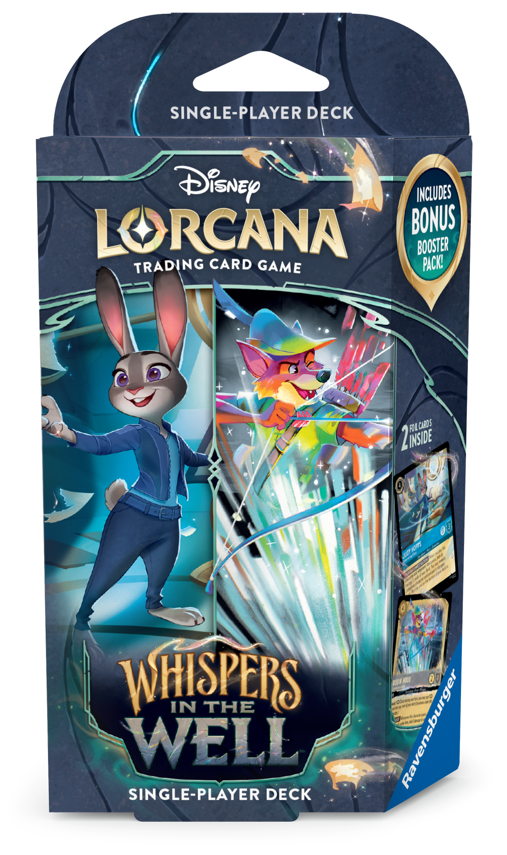 PRE-ORDER Disney Lorcana TCG - Whispers in the Well - Starter Deck (Sapphire & Steel) - PRE-ORDER
