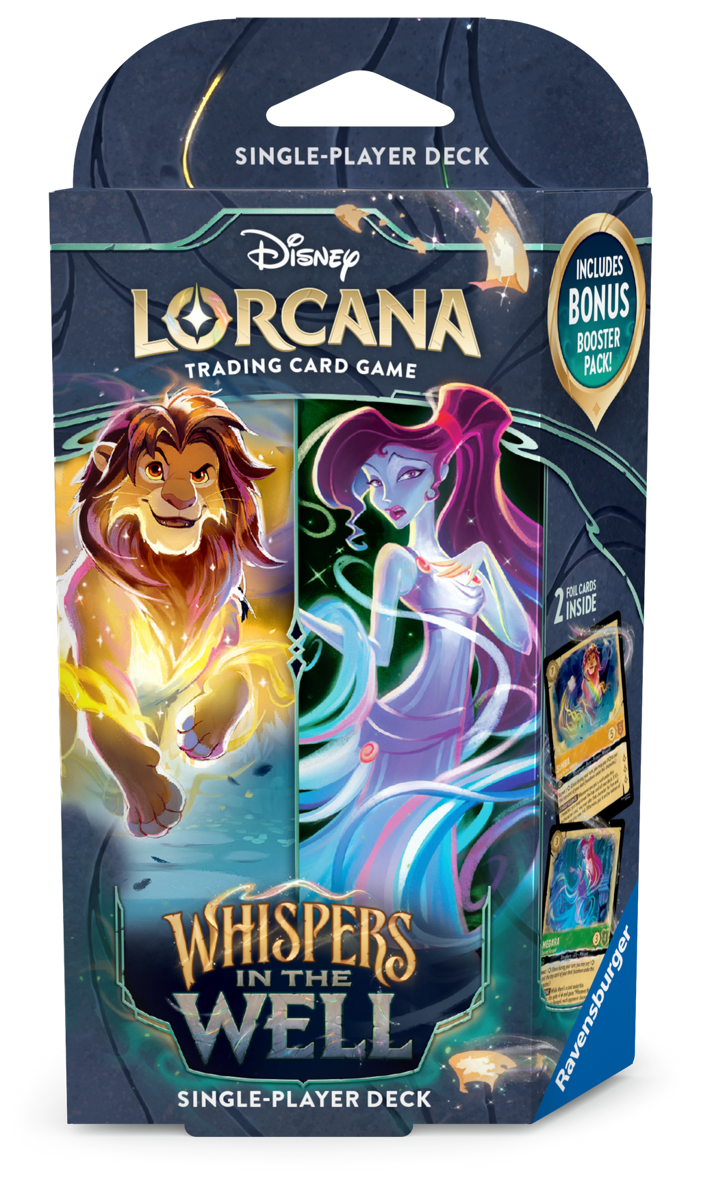 PRE-ORDER Disney Lorcana TCG - Whispers in the Well - Starter Deck (Amber & Emerald) - PRE-ORDER