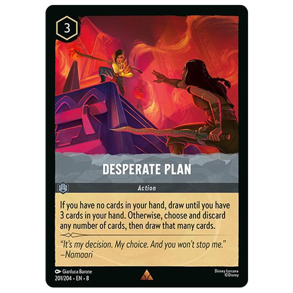 Disney Lorcana TCG - Desperate Plan - 201/204