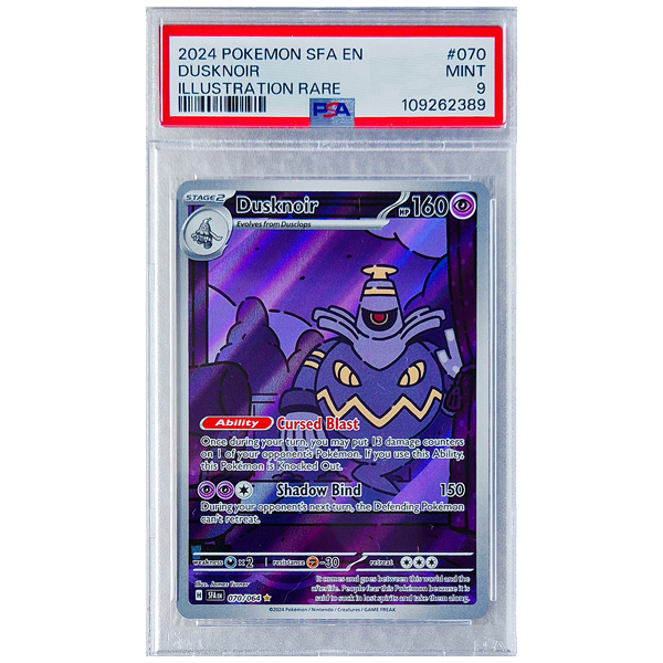 POKÉMON TCG - Dusknoir Illustration Rare - 070/064 - PSA Graded 9