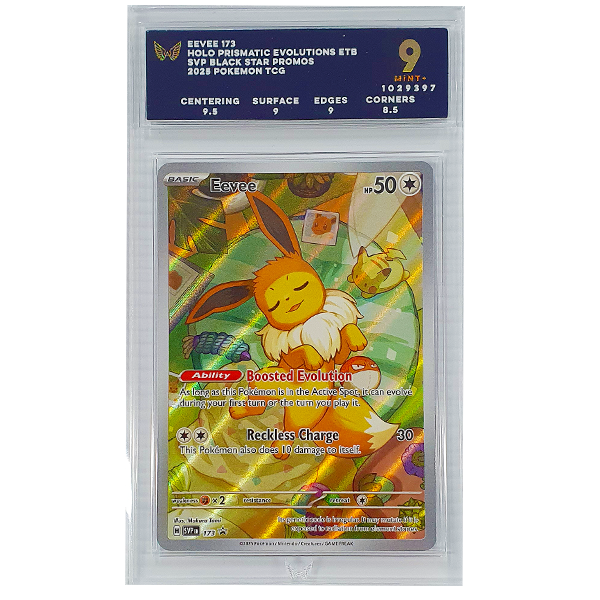 POKÉMON TCG - Eevee Black Star Promo - SVP 173 - Ark Graded 9