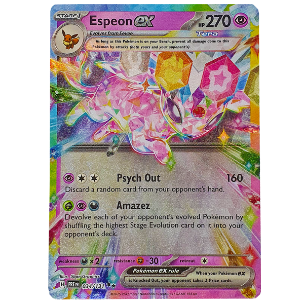 POKÉMON TCG - Espeon ex Ultra Rare - 034/131