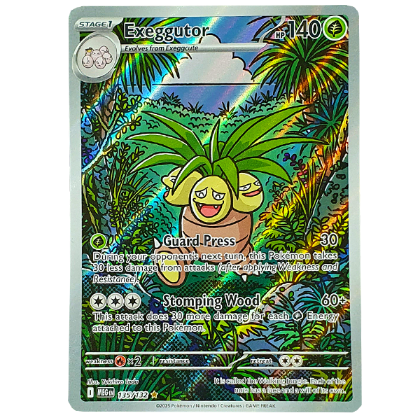 POKÉMON TCG - Exeggutor Illustration Rare - 135/132