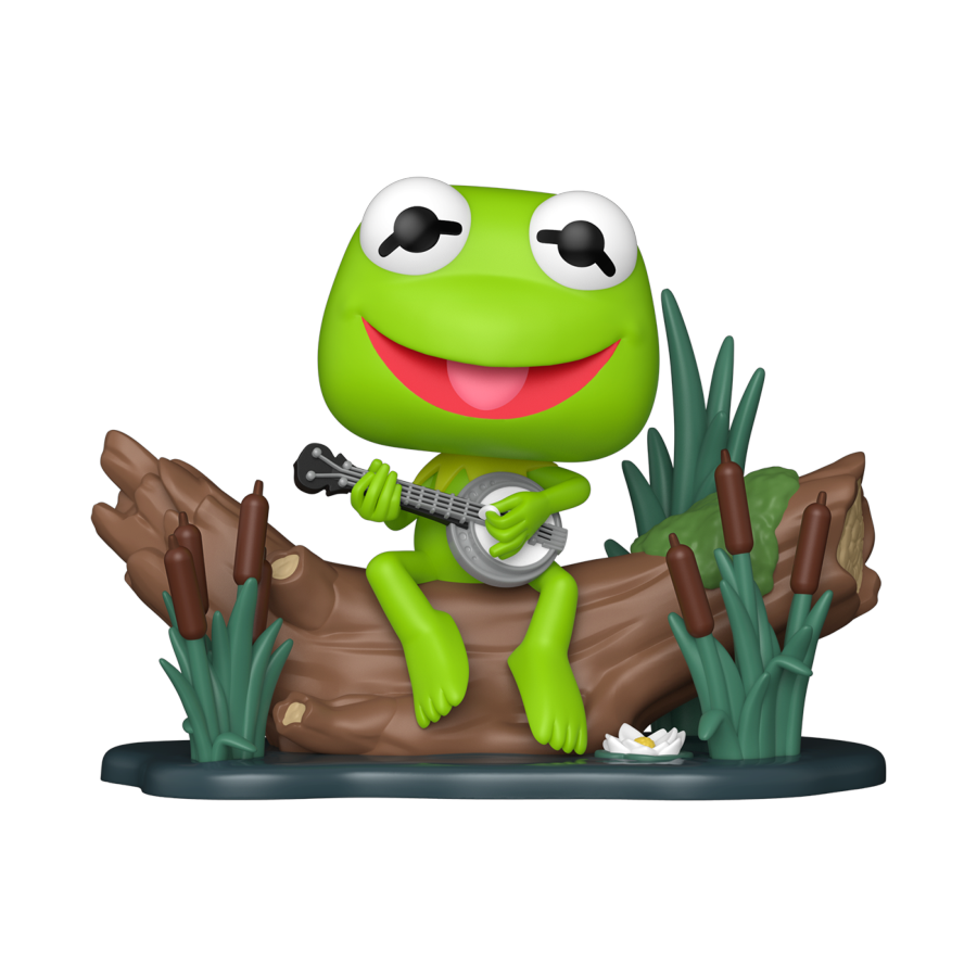 PRE-ORDER The Muppets - Kermit with Banjo Pop! Deluxe Vinyl Figure - PRE-ORDER