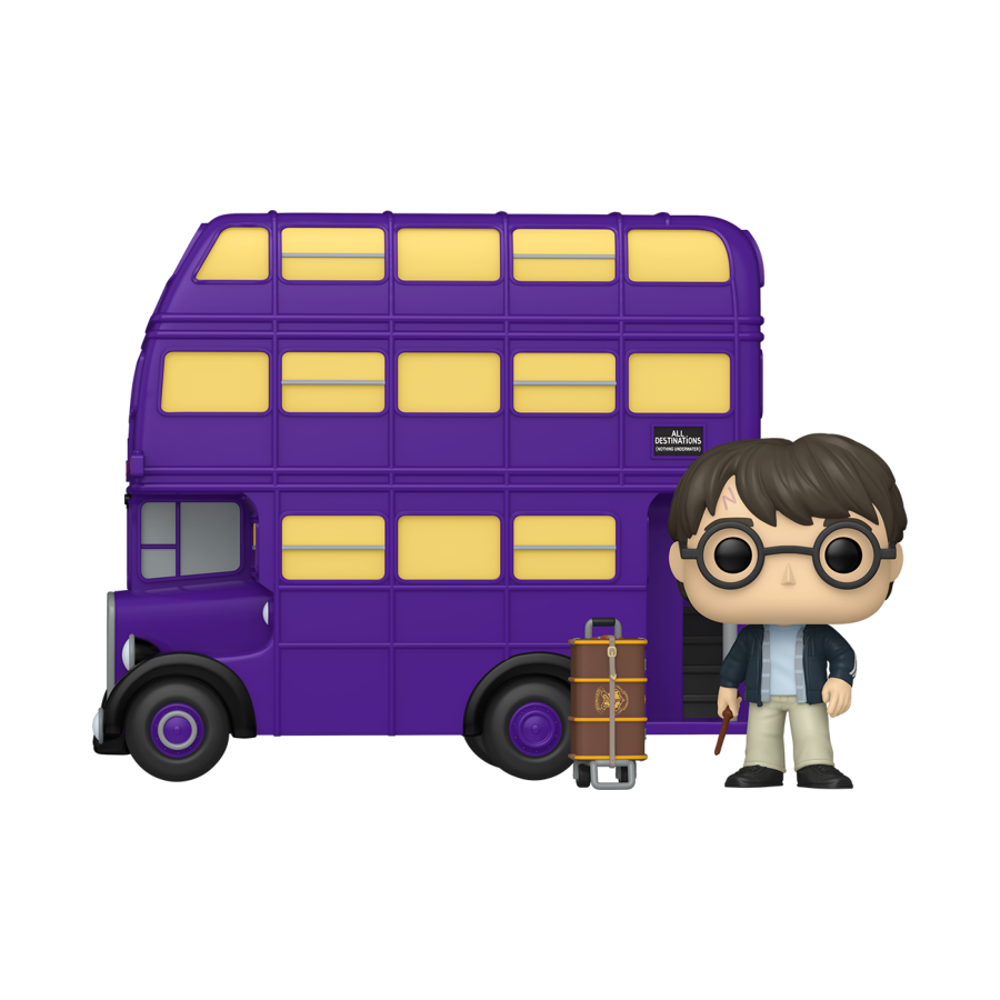 PRE-ORDER Harry Potter - Harry Potter with Knight Bus Pop! Rides Vinyl Figure - PRE-ORDER