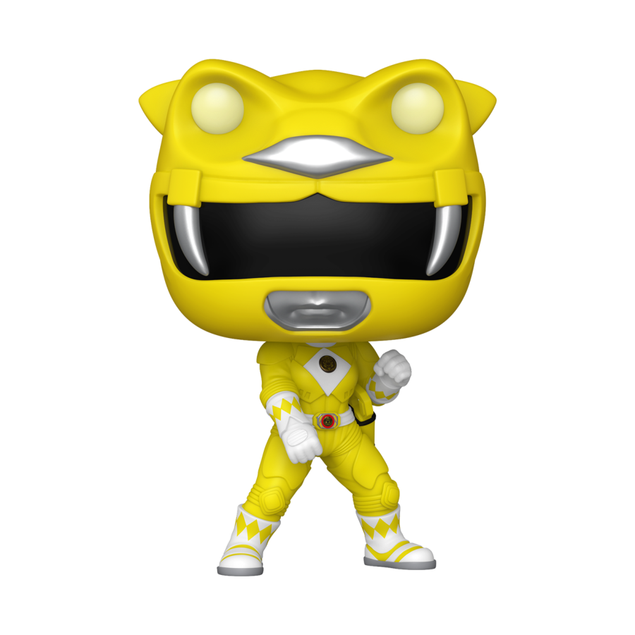 PRE-ORDER Mighty Morphin Power Rangers: The Movie (1995) - Yellow Ranger Glow Pop! Vinyl Figure - PRE-ORDER
