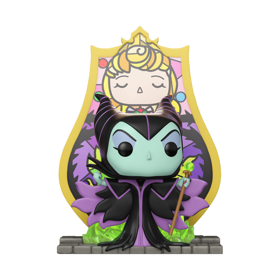 PRE-ORDER Sleeping Beauty - Maleficent (Stained Glass) Pop! Deluxe Vinyl Figure - PRE-ORDER