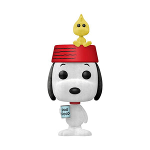 PRE-ORDER Peanuts - Snoopy and Woodstock Flocked Exclusive Pop! Vinyl Figure - PRE-ORDER