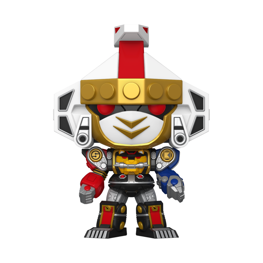 PRE-ORDER Mighty Morphin Power Rangers: The Movie (1995) - Ninja Megazord (Metallic) 6" Pop! Vinyl Figure - PRE-ORDER