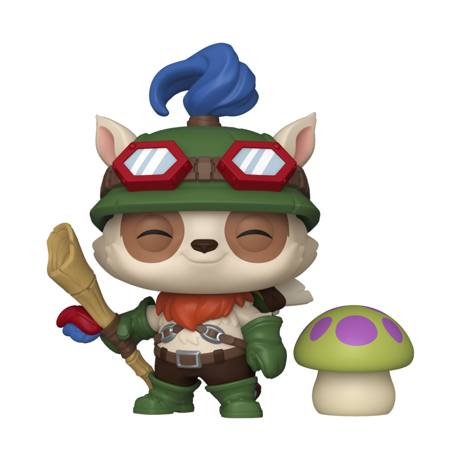 PRE-ORDER League of Legends - Teemo with Mushroom Pop! Vinyl Figure - PRE-ORDER