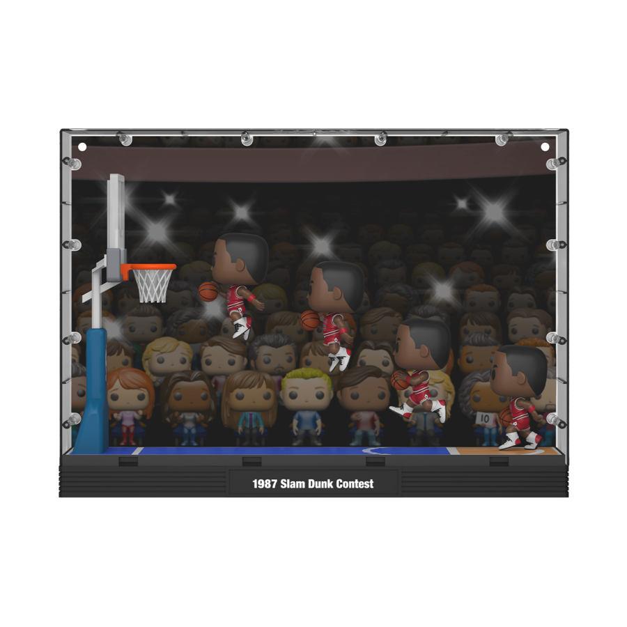 PRE-ORDER NBA Bulls - Michael Jordan (1987 Dunk Contest) Pop! Moment Deluxe Vinyl Figure - PRE-ORDER