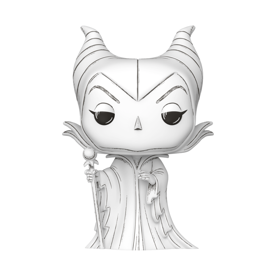 PRE-ORDER Disney: Sketched - Maleficent Pop! Vinyl Figure - PRE-ORDER