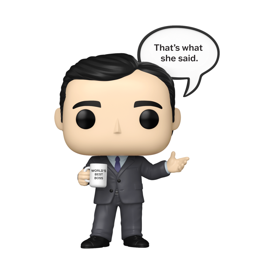 PRE-ORDER The Office - Michael Scott "That's What She Said" Pop! Vinyl Figure - PRE-ORDER