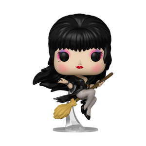 PRE-ORDER Elvira - Elvira (with Broom) Pop! Vinyl Figure - PRE-ORDER