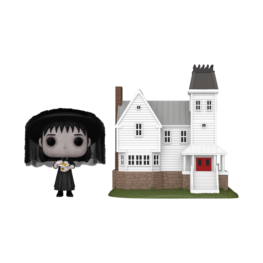 PRE-ORDER Beetlejuice Beetlejuice - Lydia Deetz with Maitland House Pop! Town Vinyl Figure - PRE-ORDER
