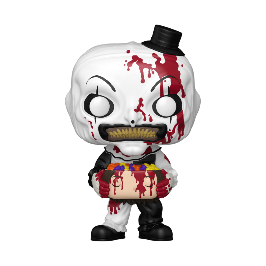 PRE-ORDER Terrifier - Art the Clown (with Decapitated Head) Pop! Vinyl Figure - PRE-ORDER