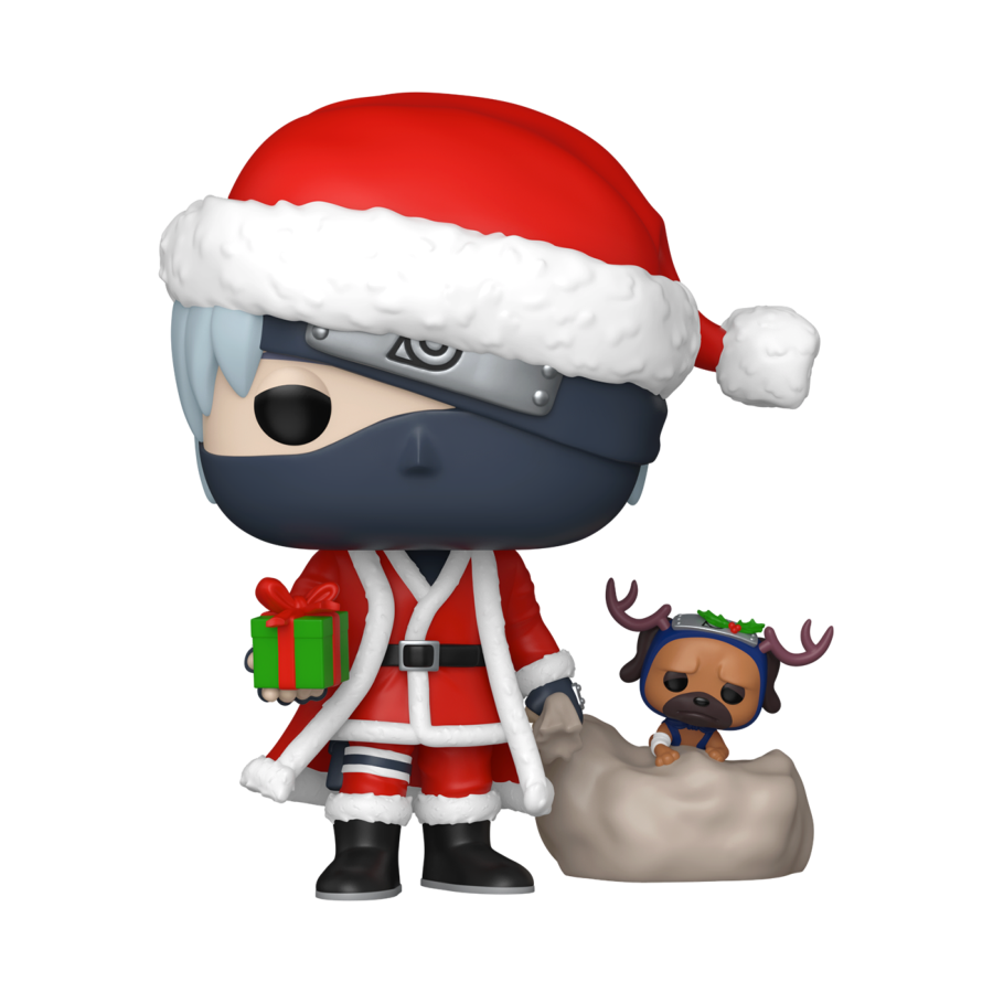 PRE-ORDER Naruto: Shippuden - Kakashi Hatake with Pakkun (Holiday) Pop! Vinyl Figure - PRE-ORDER