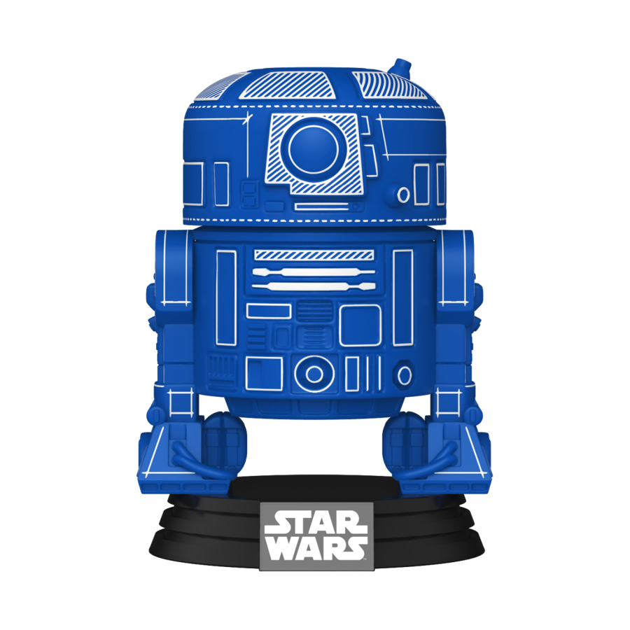 PRE-ORDER Star Wars - R2-D2 (Blueprint) Pop! Vinyl Figure - PRE-ORDER