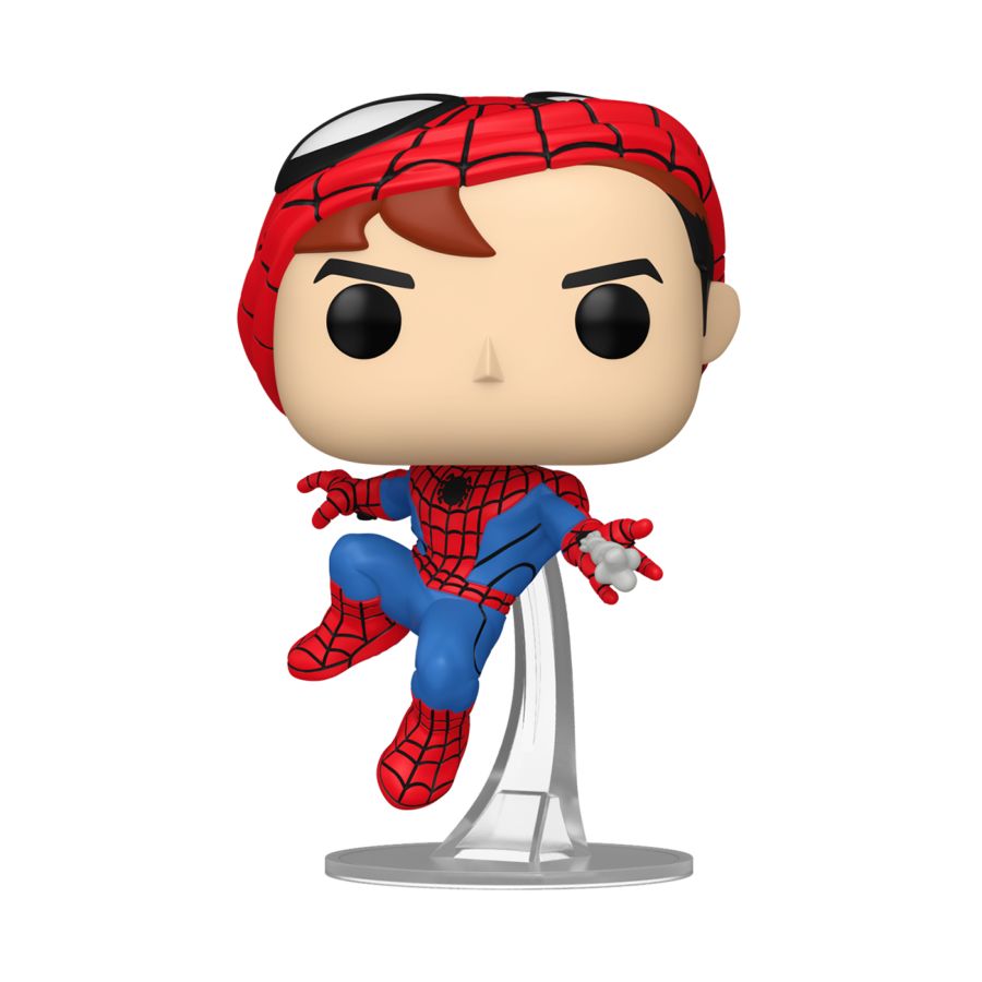 PRE-ORDER Friendly Neighbourhood Spider-Man - Spider-Man (Mask Up) Exclusive Pop! Vinyl Figure - PRE-ORDER