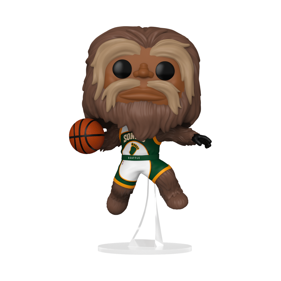 PRE-ORDER NBA Mascots - Seattle Sasquatch Pop! Vinyl Figure - PRE-ORDER