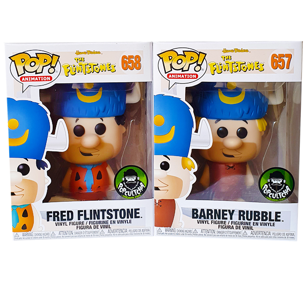 The Flintstones - Buffalo Hats Exclusive Pop! Vinyl Figure Bundle