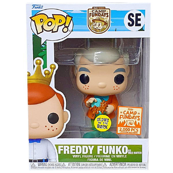 Funko Camp Fundays 2023 - Freddy Funko as Mad Hatter Glow