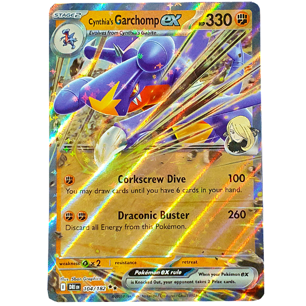 POKÉMON TCG - Cynthia's Garchomp ex Ultra Rare - 104/182