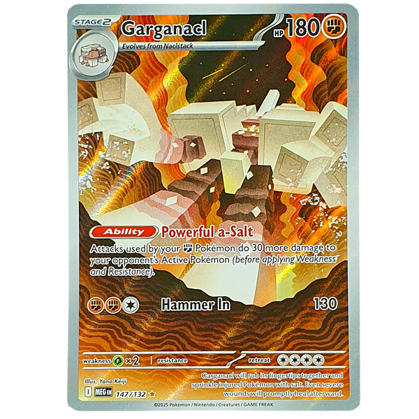 POKÉMON TCG - Garganacl Illustration Rare - 147/132