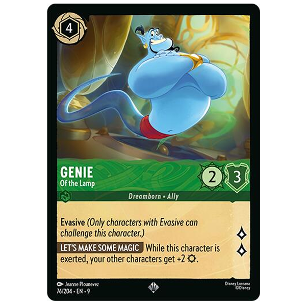 Disney Lorcana TCG - Genie Of the Lamp - 76/204