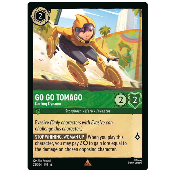 Disney Lorcana TCG - Go Go Tomago Darting Dynamo - 73/204 - Rare