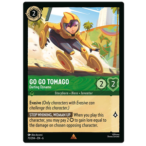 Disney Lorcana TCG - Go Go Tomago Darting Dynamo - 73/204 - Rare