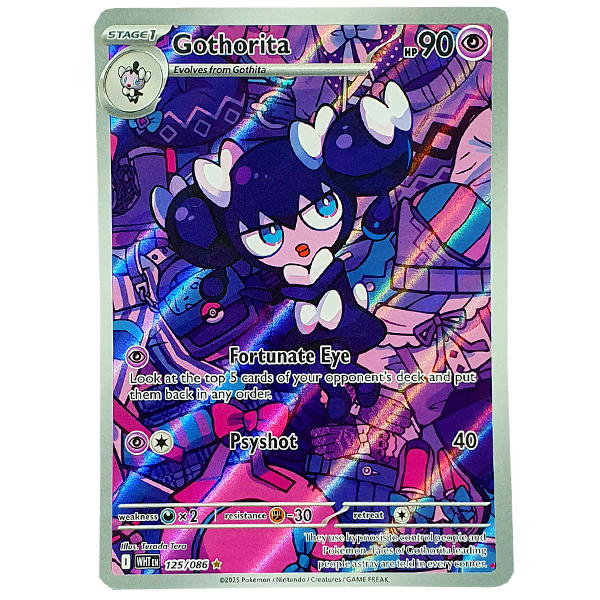 POKÉMON TCG - Gothorita Illustration Rare - 125/086
