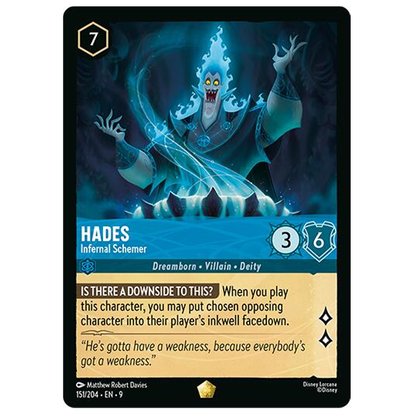 Disney Lorcana TCG - Hades Infernal Schemer - 151/204