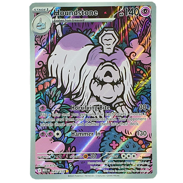 POKÉMON TCG - Houndstone Illustration Rare - 145/132